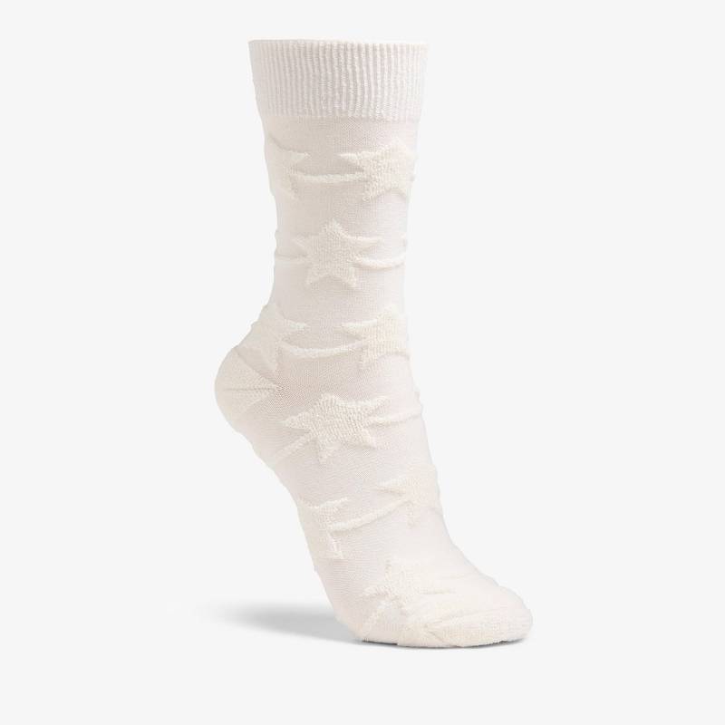 White Clarks Raised Star Sol Sock | CLKS-84662