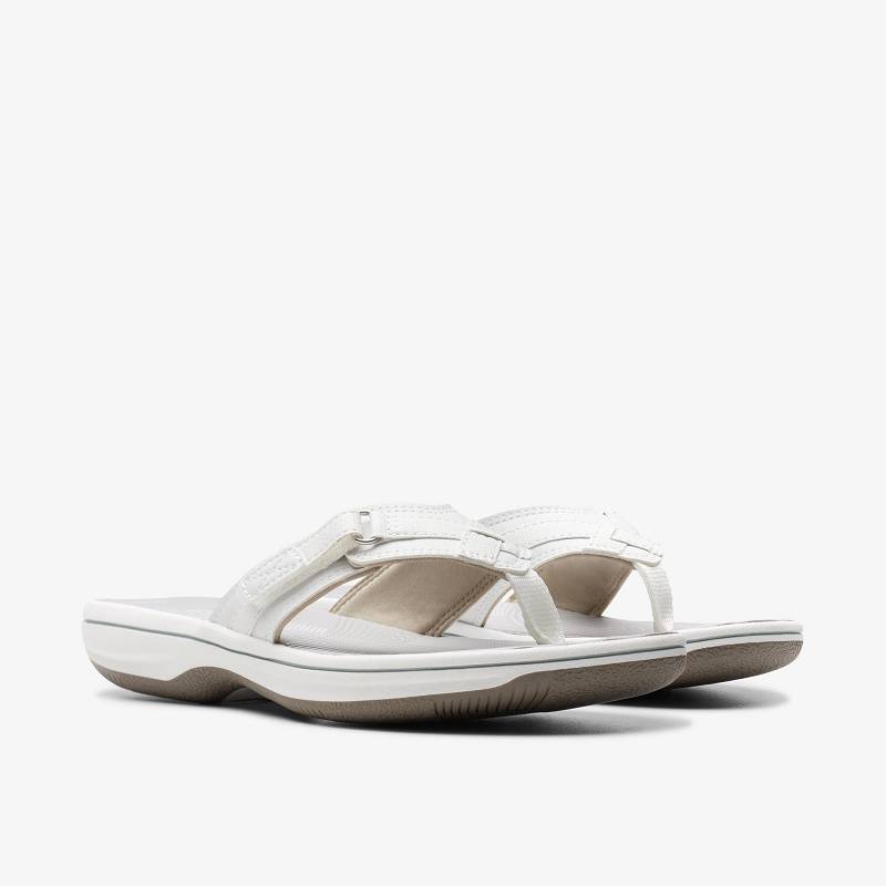 White Synthetic Clarks Breeze Sea | CLKS-84895