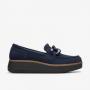 Navy Suede